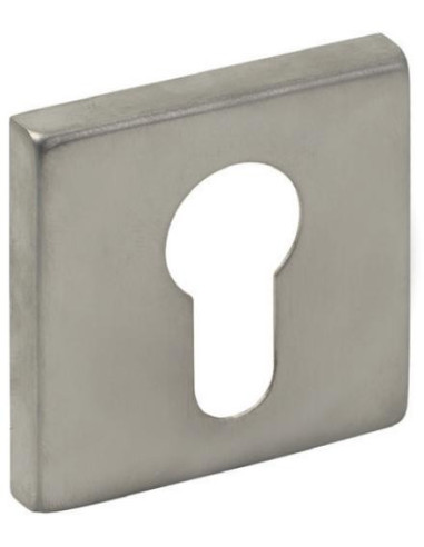 Roseta Bocallave Cuadrado 810 Acero Inox