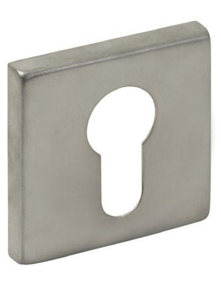 Roseta Bocallave Cuadrado 810 Acero Inox