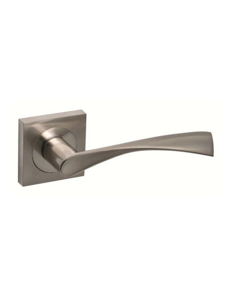 Manivela ALYA 610 Roseta Cuadrada Niquel Sat.