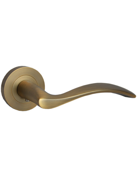 Manivela ALTEA Roseta redonda Cuero