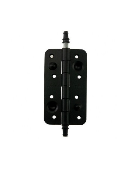 BISAGRA SEGURIDAD C/REMATE CANTO CURVO NEGRO