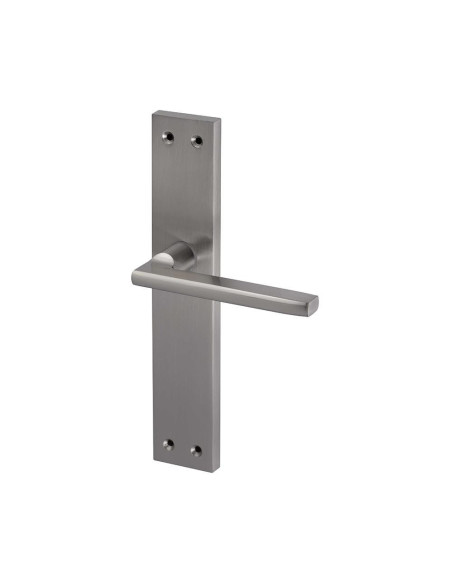 Manivela VEGA 613 Placa Cuadrada 240x45 Niquel Sat.