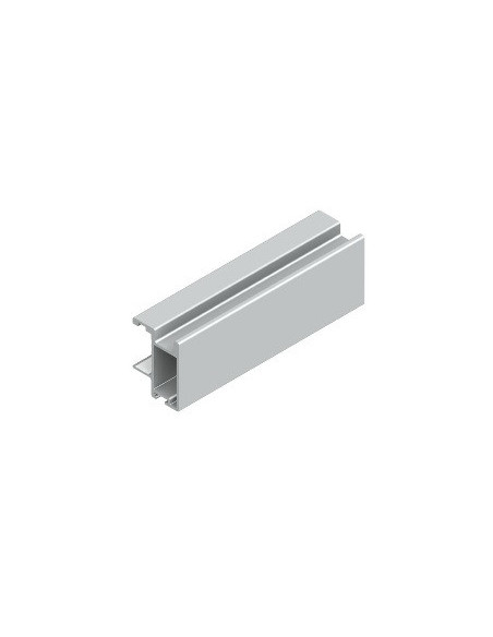 Kit para puerta corredera tablero 19 plata mate (TR19-s85)