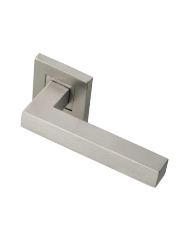 Manivela 7006 con roseta Cuadada  Acero Inox