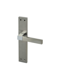 Manivela ALENA 623 Placa Cuadrada Cromo Niquel Sat