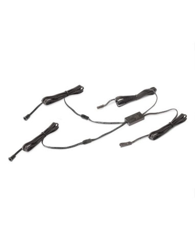 SENSOR LED SMART DOOR DOBLE (PROXIMIDAD) (12V DC) (24V DC), PLÁSTICO, NEGRO