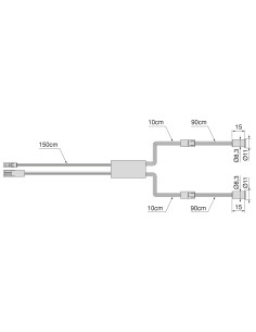 SENSOR LED SMART DOOR DOBLE (PROXIMIDAD) (12V DC) (24V DC), PLÁSTICO, NEGRO 2