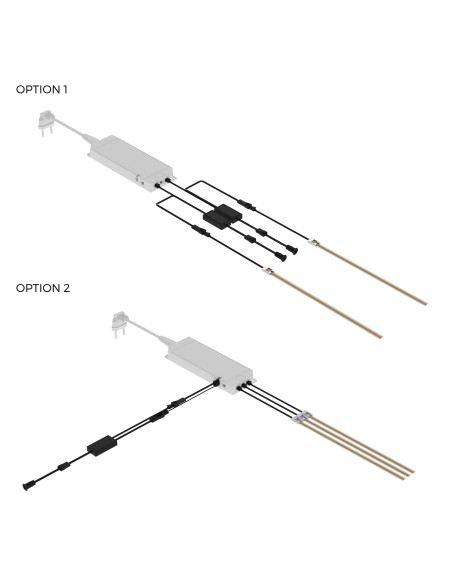 SENSOR LED SMART SWITCH/DIMMER SIMPLE (INTERRUPTOR) (12V DC) (24V DC), PLÁSTICO, NEGRO