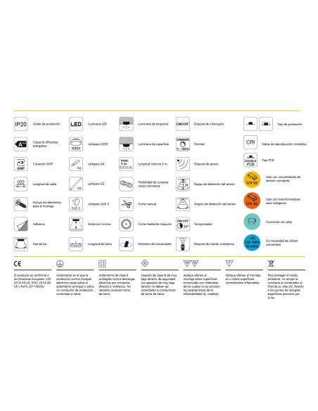 SENSOR LED SMART SWITCH/DIMMER SIMPLE (INTERRUPTOR) (12V DC) (24V DC), PLÁSTICO, NEGRO
