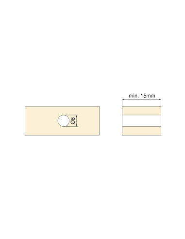 Sensor LED Smart touch/dimmer SIMPLE (táctil) (12V DC) (24V DC), Plástico, Negro