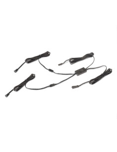 Sensor LED Smart touch/dimmer DOBLE (táctil) (12V DC) (24V DC), Plástico, Negro