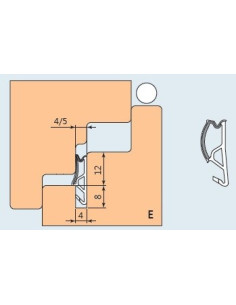 JUNTA DE GOMA DE VENTANA 802 2
