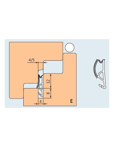 JUNTA DE GOMA DE VENTANA 802