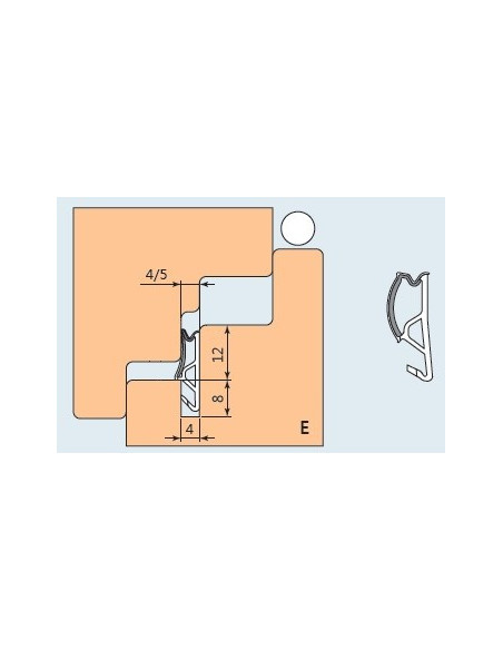 JUNTA DE GOMA DE VENTANA 802