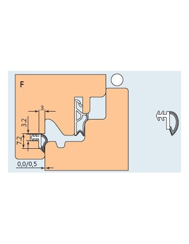 JUNTA DE GOMA DE VENTANA 808