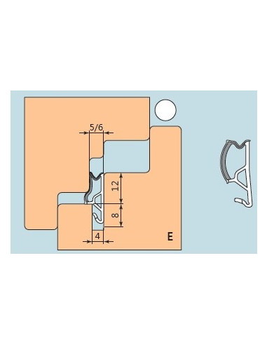JUNTA DE GOMA DE VENTANA 798