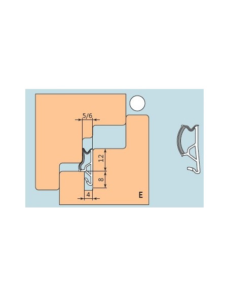 JUNTA DE GOMA DE VENTANA 798