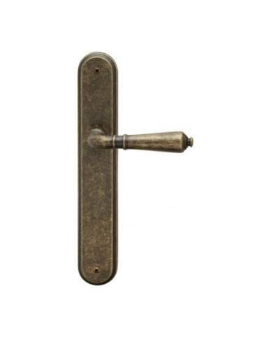 Manivela con placa 250x43 Q800 Anticato